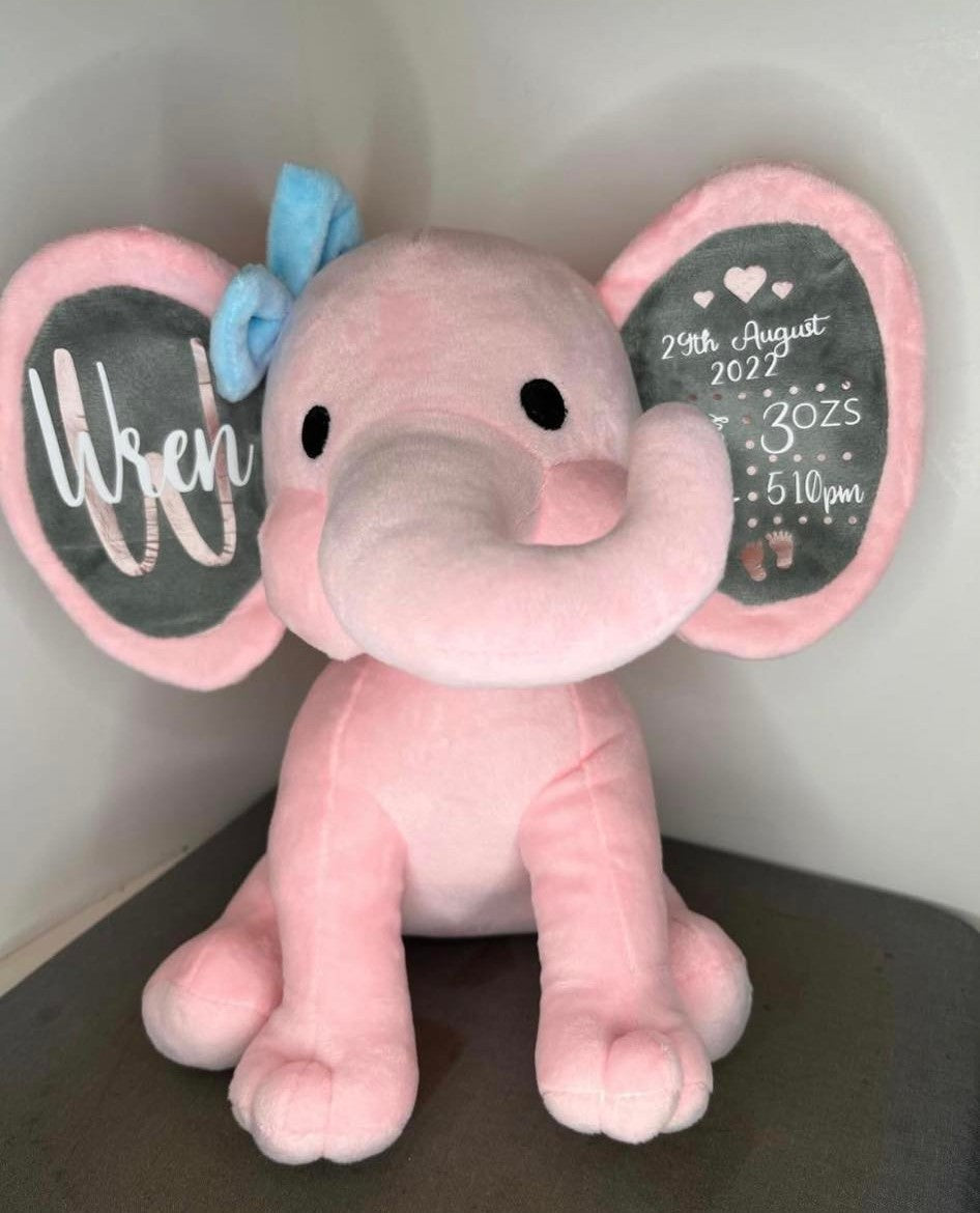 Plush  birth stat Elephant